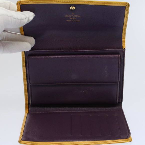 LOUIS VUITTON Vernis Epi Day Planner Cover Wallet 9Set Bronze Gris Auth ki3638 - Picture 13 of 16